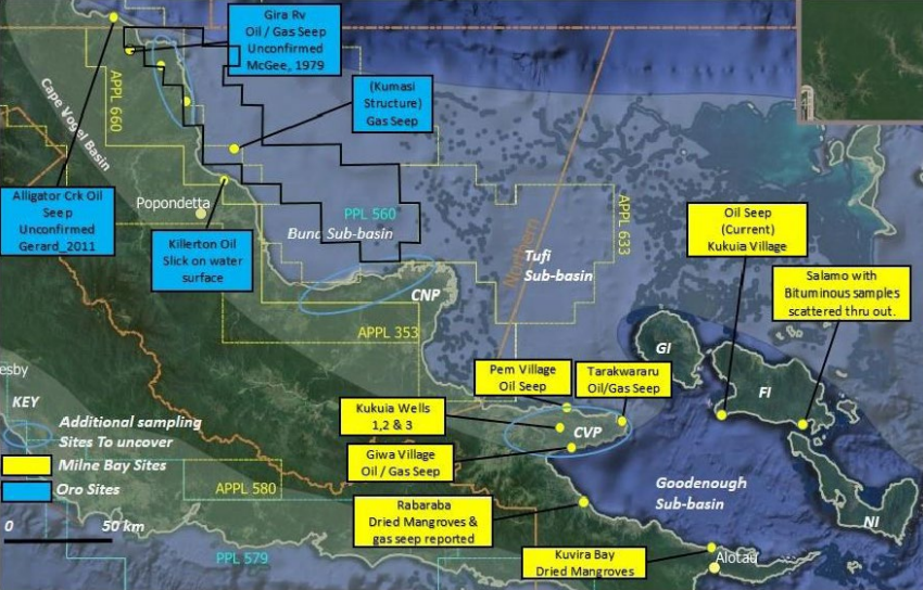 LakesBlueEnergy's tweet photo. The Directors of @LakesBlueEnergy are pleased to advise that the outcrop rock and fluid sampling program is now underway in the Cape Ward Hunt and Cape Vogel Peninsula areas of PNG surrounding PPL 560.
Read the full announcement, here
https://t.co/blUQZFKcSO

#lko #asx #oilandgas https://t.co/9fKE7YDgYk