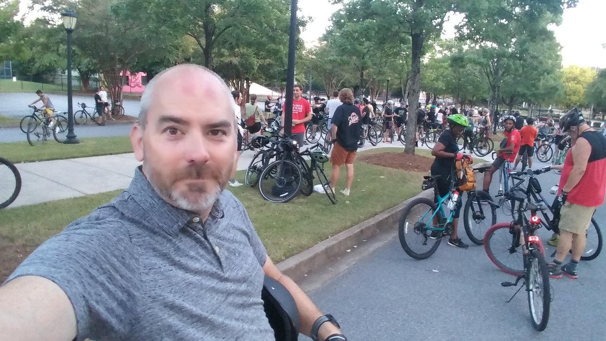 TheReidATL's tweet photo. Cycling is so powerful, it can even make me love Mondays. #MplusM https://t.co/LtZtYKmZDa