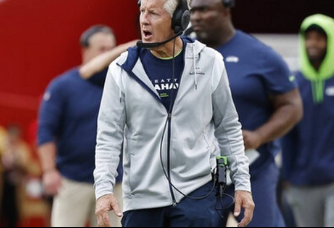 RachComm's tweet photo. @Seahawks @PeteCarroll @SeahawksProShop 
Does anyone know if I can buy this sweatshirt that @PeteCarroll wore on Sunday?? I can't find it online!! HELP!! #Seahawks #SeahawksNation https://t.co/dtHUKECuTr