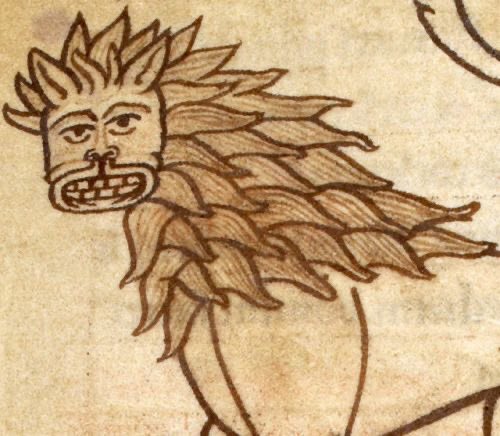 WeirdMedieval's tweet photo. lion, netherlands, ca. 1175 https://t.co/F8HXvITuQX
