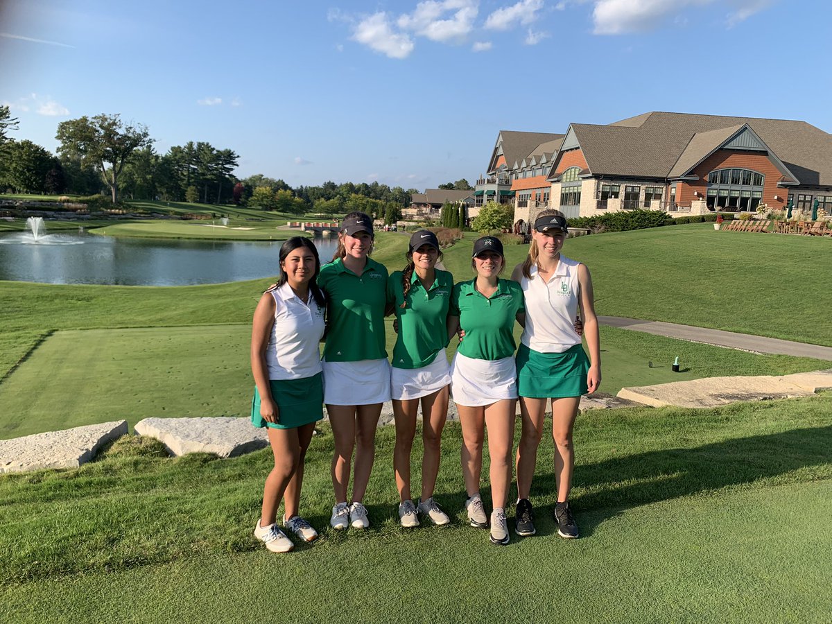 The girls varsity golf team played in the Chemic Invitational at Midland CC Monday. The team finished 7th out of 18 teams and Ellie Britt finished 2nd overall with a career best 75!