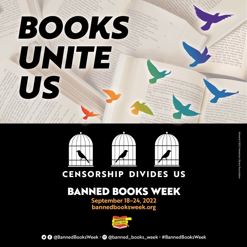 Happy reading♥️📚 1. Harry Potter (duh) sparked my passion for reading and embracing differences. 2. To Kill A Mockingbird (again, duh) my favorite HS read and helped me see others. #readbannedbooks #readersareleaders