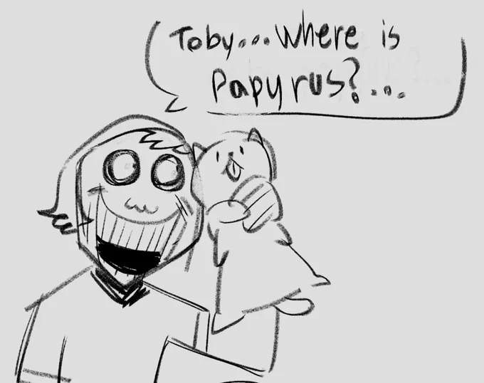 im going to wait another decade if needed to see papyrus again in game 