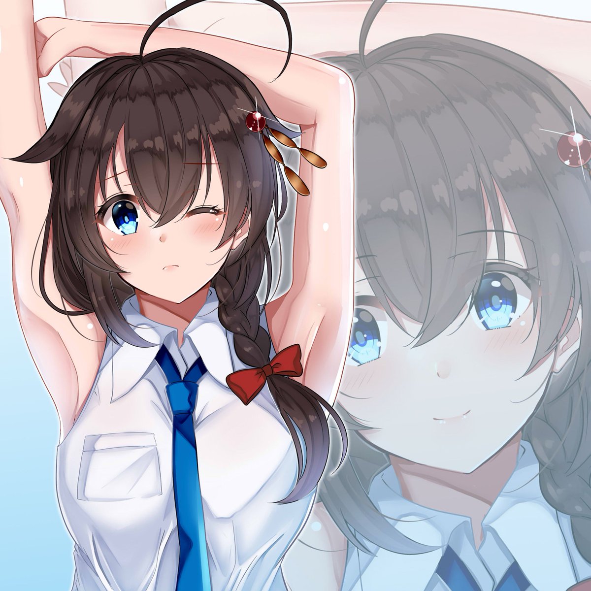 時雨(艦これ) ,時雨改二 「おはようございます。朝から、新作同人誌のPVを作成しておりました。明日ぐらいには」|火村 モリタカ＠/5月COMITIA144（B51a)/その次は神戸かわさき10のイラスト