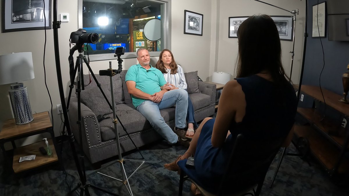 senatorhollins's tweet photo. “Instead of Rice party of 9, we have to be Rice party of 8 because of someone evil,” says Kay Rice, the stepmom of Allison Rice who was shot &amp; killed last Friday. @bbizette sat down with the grieving parents. @WAFB ➡️ https://t.co/I3umXL21tD https://t.co/Drd29nvaz7