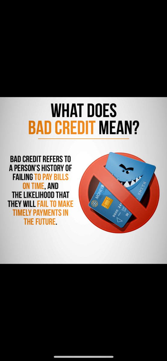 TBAcreditexpert's tweet photo. Let’s be very clear about what bad credit is! Let’s also acknowledge that life happens. It’s not always in your control. Knowing you have bad credit gives you the choice to fix it. #TBAcreditexperts #CreditRepair #CreditRestoration https://t.co/W1uAog2HDz