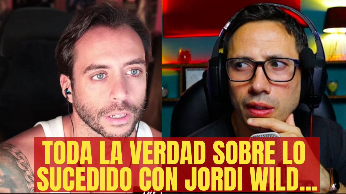 TODA la VERDAD sobre lo SUCEDIDO con el PODCAST de JORDI WILD....

youtu.be/esitjr82x_I