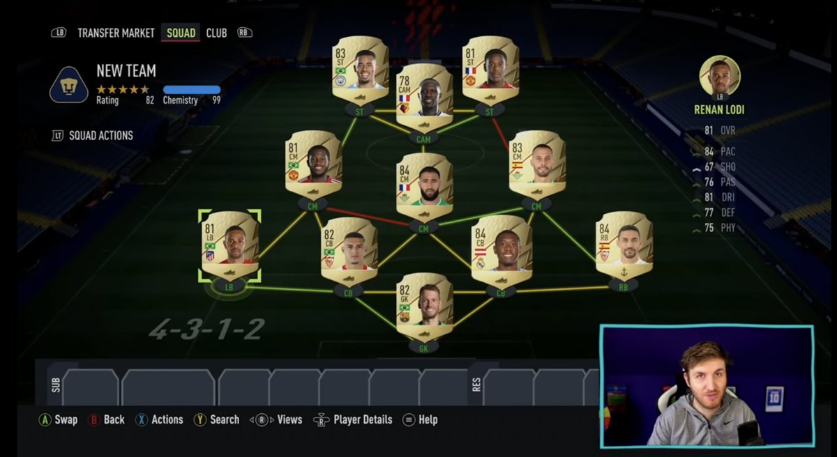 Matt Craig on Twitter "Really liked my 50K Starter Team in FIFA 22