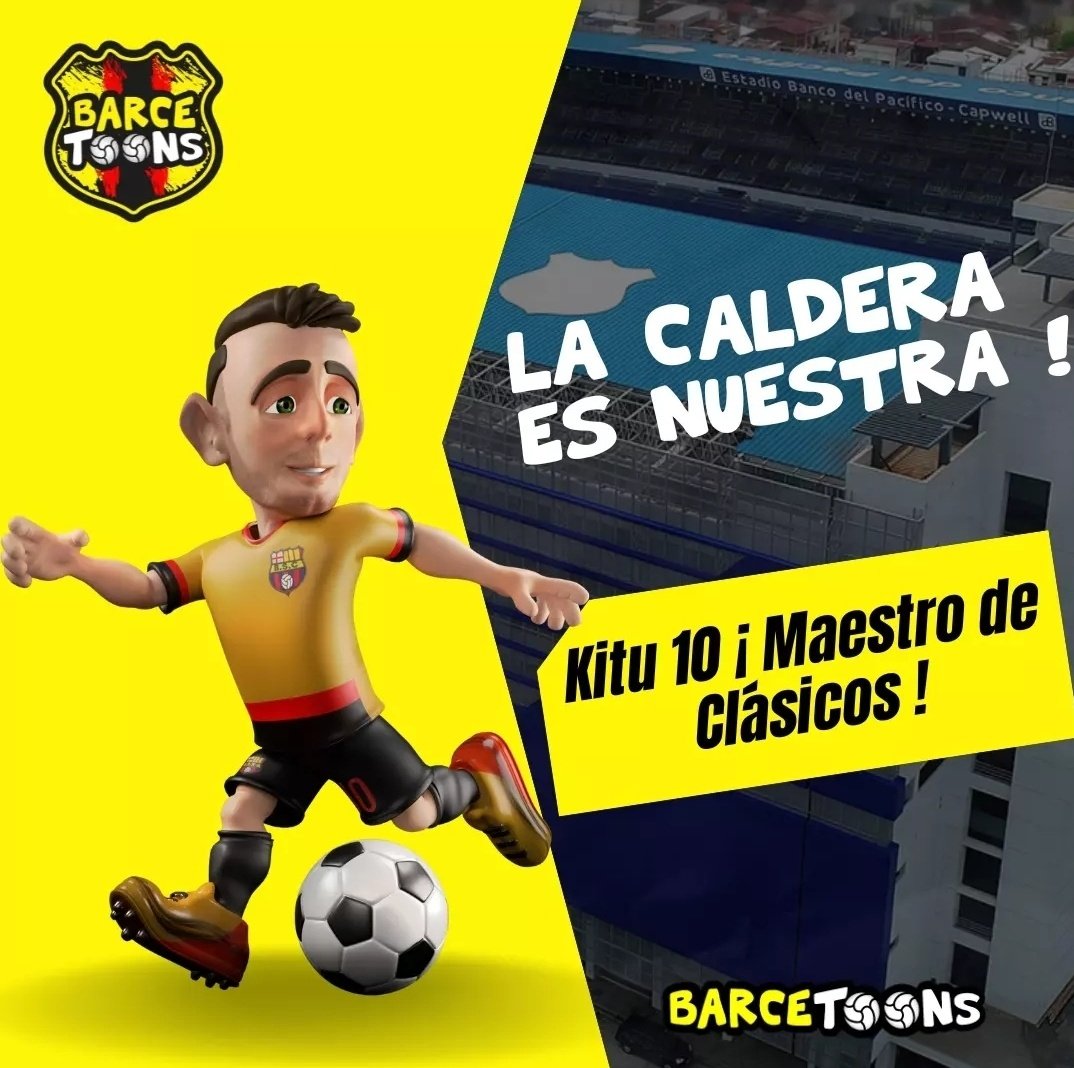 BarcetoonsEc's tweet photo. ¡Maestro de clásicos! @Kitu_ec elegido el jugador del partido. ¡ Gracias Capitán ! 🎩⚽️ @BarcelonaSC

#clasicodelastillero 
#barcelonasc_idolo 
#idolo 
#vamosporla17⭐ 
#kitudiaz 
#BarcelonaSC https://t.co/obiyevSR6H