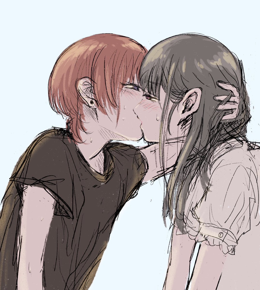 2018〜2019辺り ゆるく描いてた2人です
ちゃんと漫画にしてあげたいね 