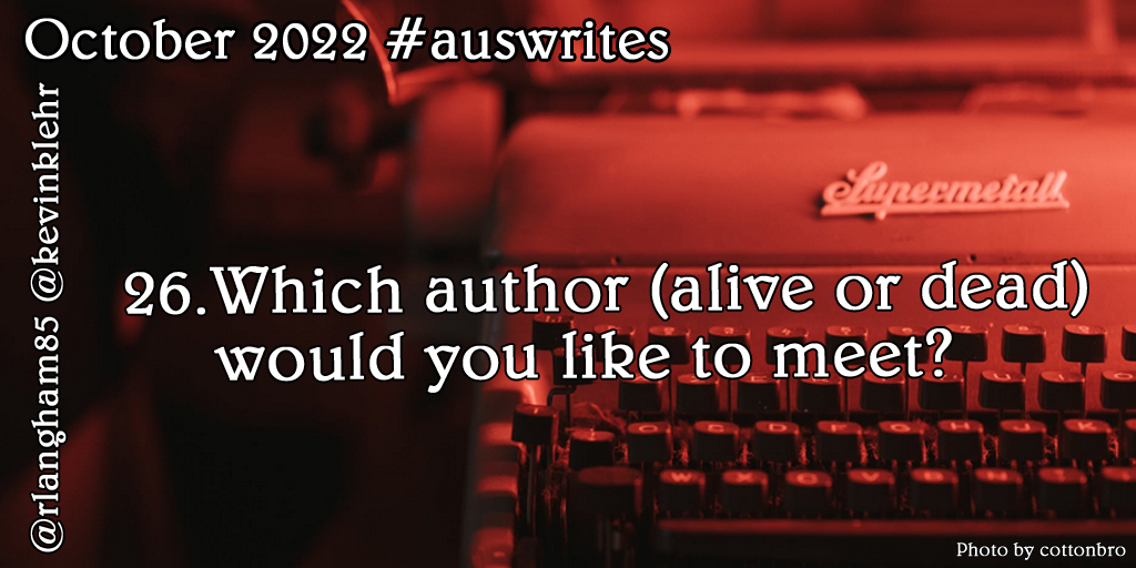 kevinklehr's tweet image. Oct 26 #AusWrites