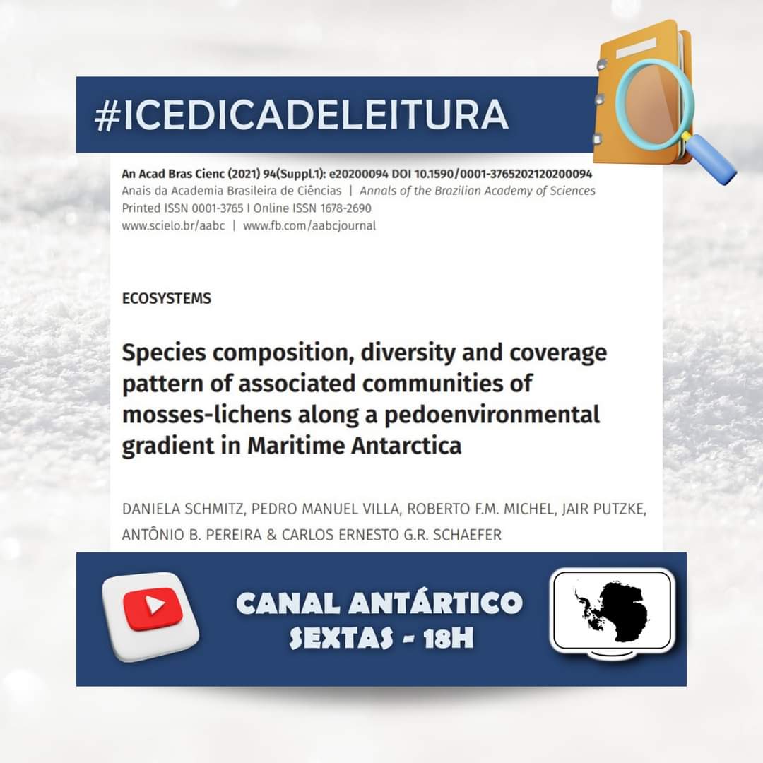 CanalAntartico's tweet photo. Segunda é dia de nossa ICE-DICA DE LEITURA. Link para o artigo ❄📢🎯
https://t.co/RzkUhLvB8b
Quer saber mais? Dá uma olhada em nosso Canal Antártico no YouTube que você encontrará mais conteúdos sobre a Antártica.
#icedicadeleitura
#divulgaçãocientífica
#pesquisaantártica https://t.co/VguHmzpKmw