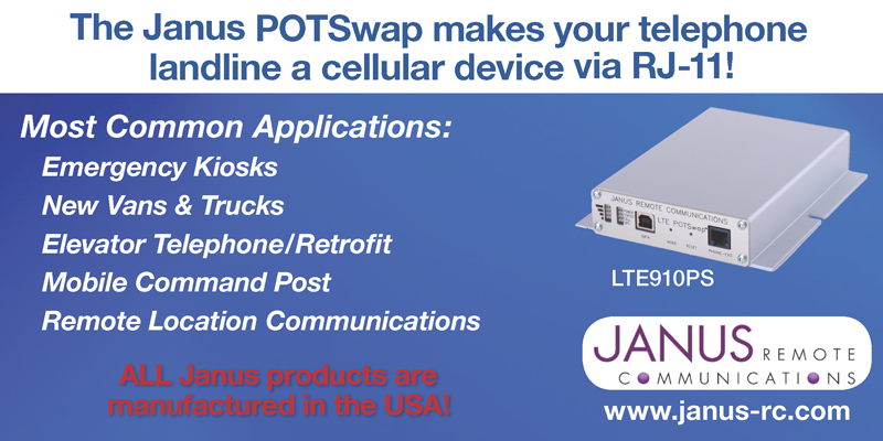 JanusRC's tweet photo. REPLACE AGING COPPER #TELEPHONE #LANDLINES AND SAVE BIG MONEY! #POTSwap #LTE910PS for quick and easy PHONE LINE REPLACEMENT! #potsreplacement. #cellular service for #emergency #applications. #LTE #IoT #elevator #security #Telecom  #potslinereplacement 

https://t.co/lqKB65X9Be https://t.co/BAscgw0eZR