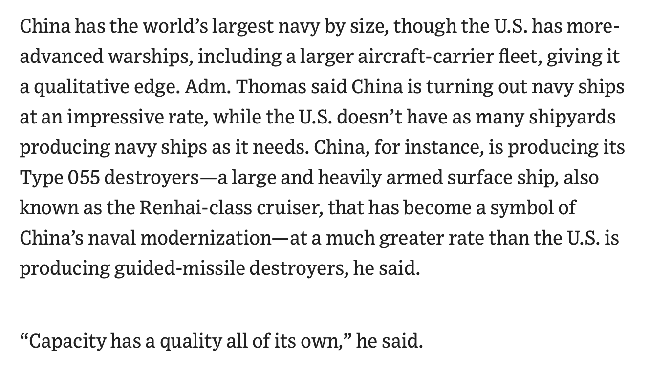 Tom Shugart On Twitter Interesting Tidbit Adm Thomas Said 