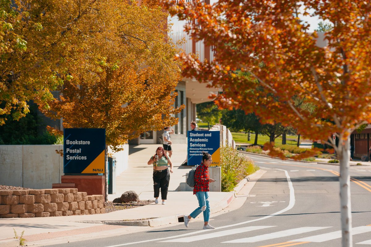 NAU's tweet photo. Current campus views. 🍂🍁🍃 https://t.co/bAbEP81B4k