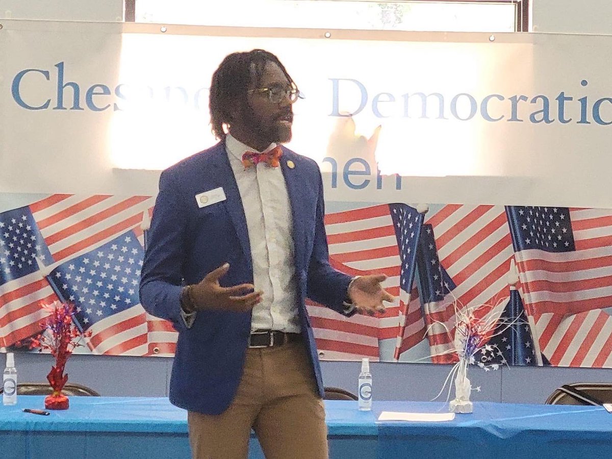 NadariusClarkVA's tweet photo. Thank you to the Chesapeake Dem. Women for hosting and inviting me to speak at their Civics 101, an amazing event on how to complete the circle from activism, to voting, to lobbying your elected officials to hold them accountable to the change we know we need! #Powertothe757 https://t.co/YwoiETORsN