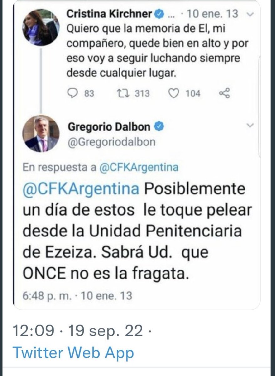 edufeiok's tweet photo. Éste tipo de opiniones del actual abogado de Cristina, habrán cargado el arma que casi la mata? https://t.co/HcbG2SAicW