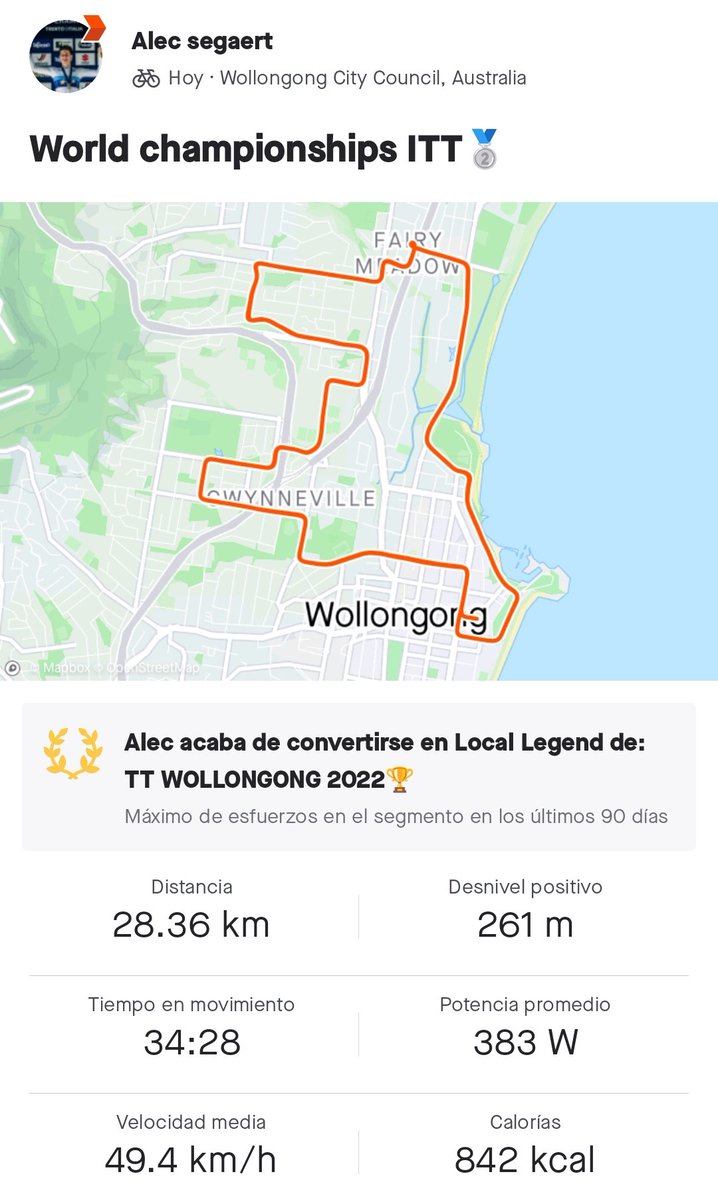 <a href="/EddyJacome/">Eddy Jácome</a> No muy lejos de la realidad. Pille los números de la medalla de plata, Segaert. 🇧🇪