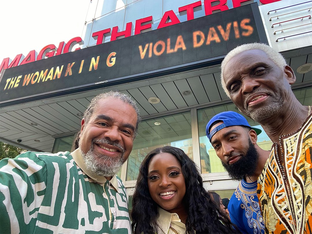 1/ Thoroughly enjoyed #TheWomanKing with these Kings and Queen. Please see the movie for yourself before allowing social media to influence your opinion.