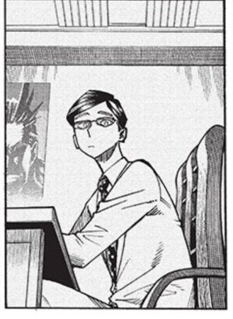 Ok but this is NOT the nighteye we saw at the overhaul he is literally just some guy here why is he so cute here 
