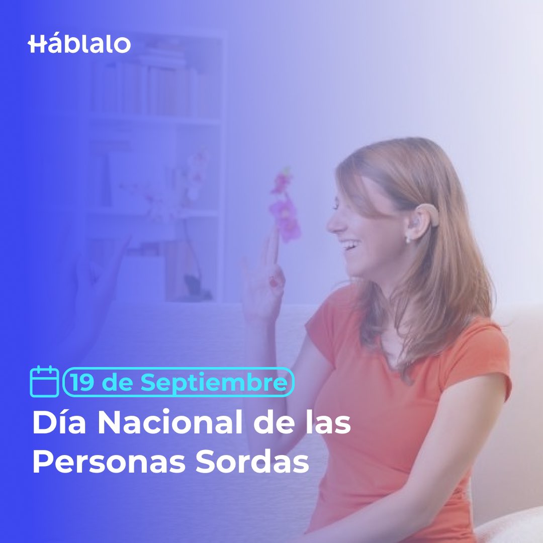 ¡FELIZ DÍA NACIONAL DE LA PERSONA SORDA! 🇦🇷❤️

👉 Como cada 19 de septiembre, saludamos a la Comunidad Sorda en su día y nos comprometemos a seguir trabajando para crear espacios y sociedades cada vez más inclusivas a esta y otras comunidades ❤️

¡Por más #RevolucionDeInclusion!
