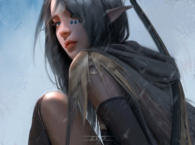 「Huntress by Trung Bui 」|Benのイラスト