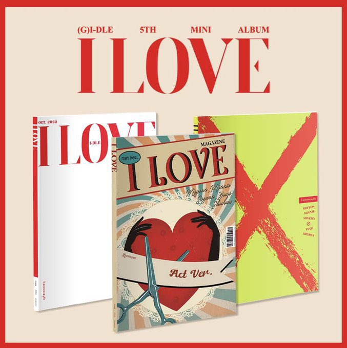 Shebewshop's tweet photo. Pre-order #GIDLE 5th mini [ I LOVE]

📍เลือกปก
☑️ Born/Act/X-file
✅บั้มละ485 ฿
☑️มัดจำ 100 ฿

✅(ไม่มัดจำDM จอง)จำกัด

⛵รอเรือ15-30วัน
☑️ค่าส่ง 60฿
✅มีเก็บเงินปลายทาง

#ตลาดนัดไอเดิล #GIDLE_ILOVE
#ตลาดนัดgidle #GIDLEComeback https://t.co/oqZC3wDphZ
