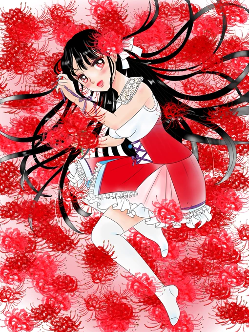 彼岸花・曼殊沙華ブラシをclipStudio素材で出していますので良かったらそちらもよろしくお願いします(●'ω`●) 