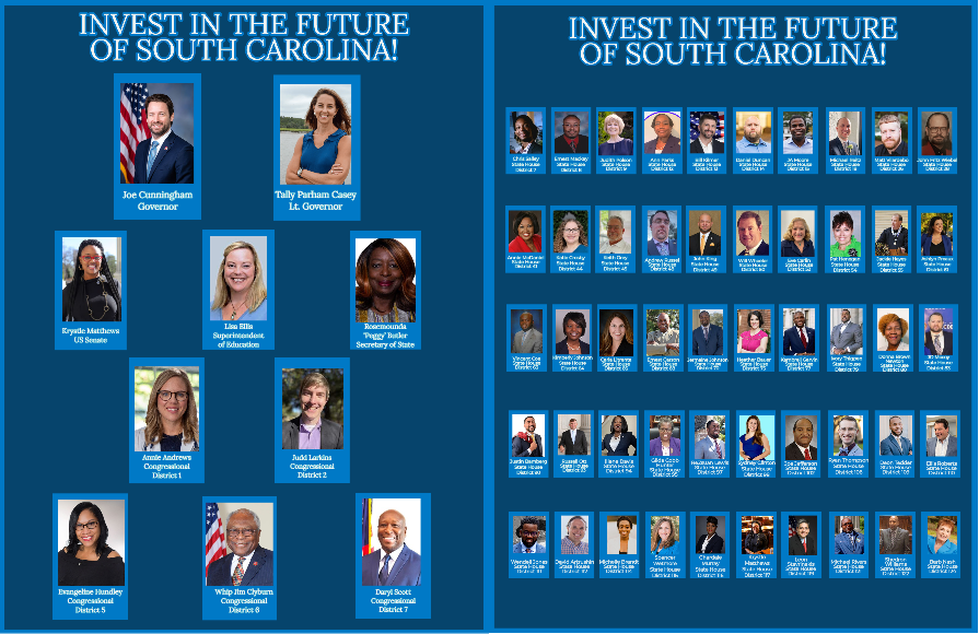 MadelyneRants's tweet photo. 📣SOUTH CAROLINA!
⏲️ Our candidates are running out of time to get their message out and we are running out of time to elect a Democrats to crucial positions across the state!
🙏🏼Please donate to help flip SC blue! Every dollar helps.
#BlueSC #VoteBlue
https://t.co/0XyZnt0UmR https://t.co/uuHisfmYst