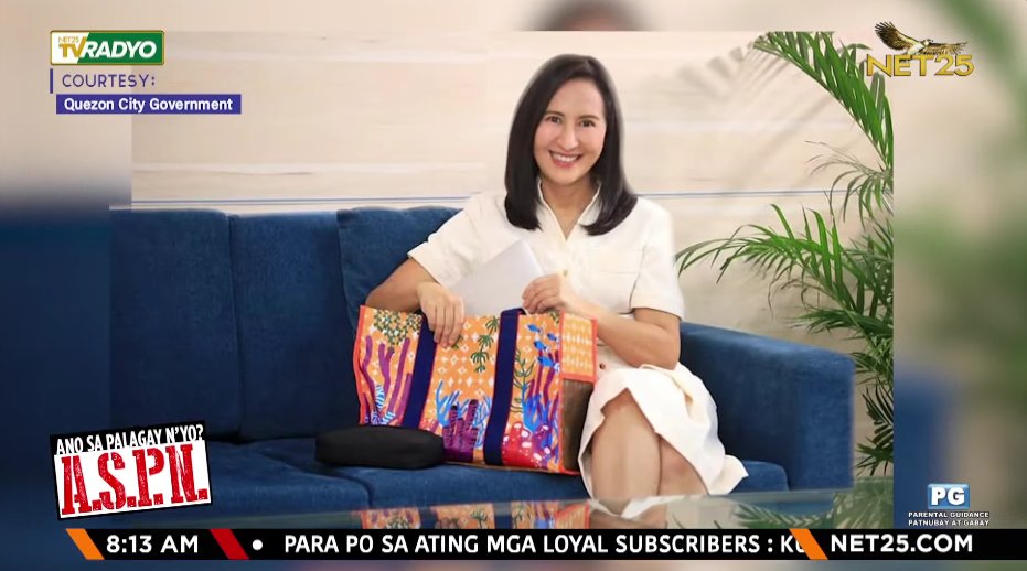 NET25TV's tweet photo. Programang #VoteToTote ng Quezon City, inilunsad na. Mahigit 70 tons ng election tarpaulins ginawang reusable tote bags na tinahi ng mga kababaihan ng QC Sewers Coop at PDLS. Ang programa ay bahagi rin ng livelihood project sa ilalim ng โNO WOMAN LEFT BEHINDโ #NET25NEWS #ASPN https://t.co/MqKek4eSGI