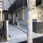 新築戸建駐車場付きの物件!(ただし電信柱が邪魔で入庫できません)