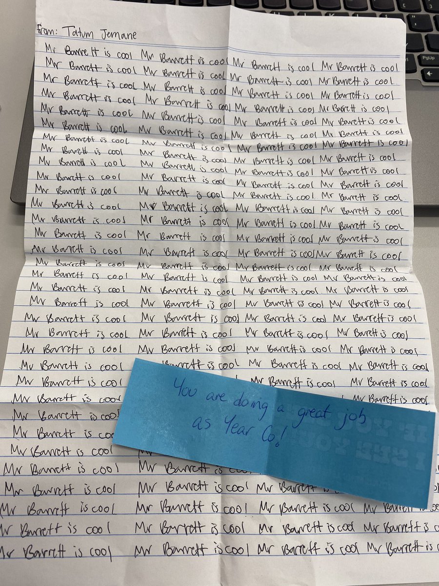 Dilemma. Student was meant to be writing short answers on Kokoda and it’s importance to the war in the Pacific….. but always nice to get feedback 🤣