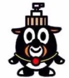 Ikebee, a snowboarding Bernese Mountain Dog with a tub and a soap dispenser on its head, is the mascot for Ikenotaira hot springs &amp; ski resort. 