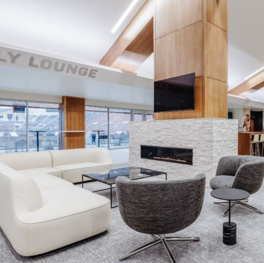 As pumpkin spice latte season is upon us, what better space to plan your next meeting or celebration than in the Suite Lounge with a cozy fireplace. This is our largest space in the building, has beautiful field views, and fireplaces to really set the tone.  801-587-9328