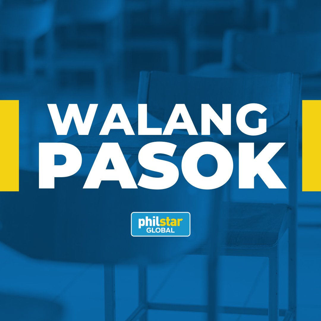 PhilstarNews's tweet photo. THREAD: Classes in these areas are suspended today, September 20, due to bad weather. #WalangPasok https://t.co/tssTvB7P9i
