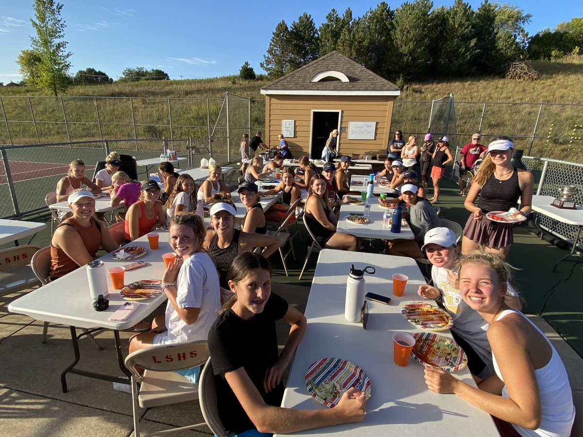 Girls Tennis LSHS on Twitter "SouthNorth PreMatch Pasta Night on the