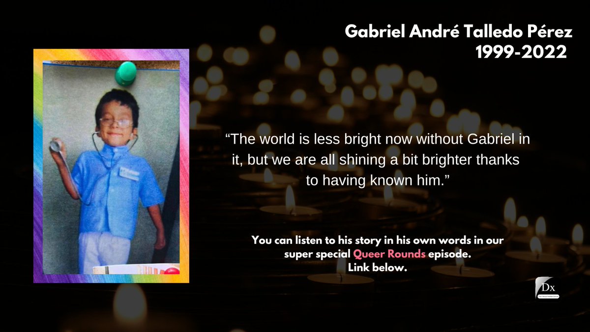 We are deeply saddened by the loss of our friend Gabriel. We will always cherish our memories learning with and from him. We continue to hold his loved ones in our hearts.

❤️❤️❤️❤️

Listen to his story here: bit.ly/3ybm9mb