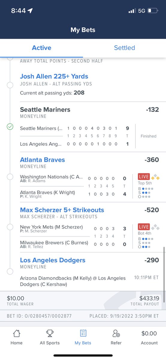 KevinHTorres's tweet image. If this hits, I’ll give FOUR people $20. 
All you have to do is retweet this tweet and tag @FDSportsbook in the comment section!!!! GO GO GO #sports #BuffaloBills #Titans #NFLTwitter