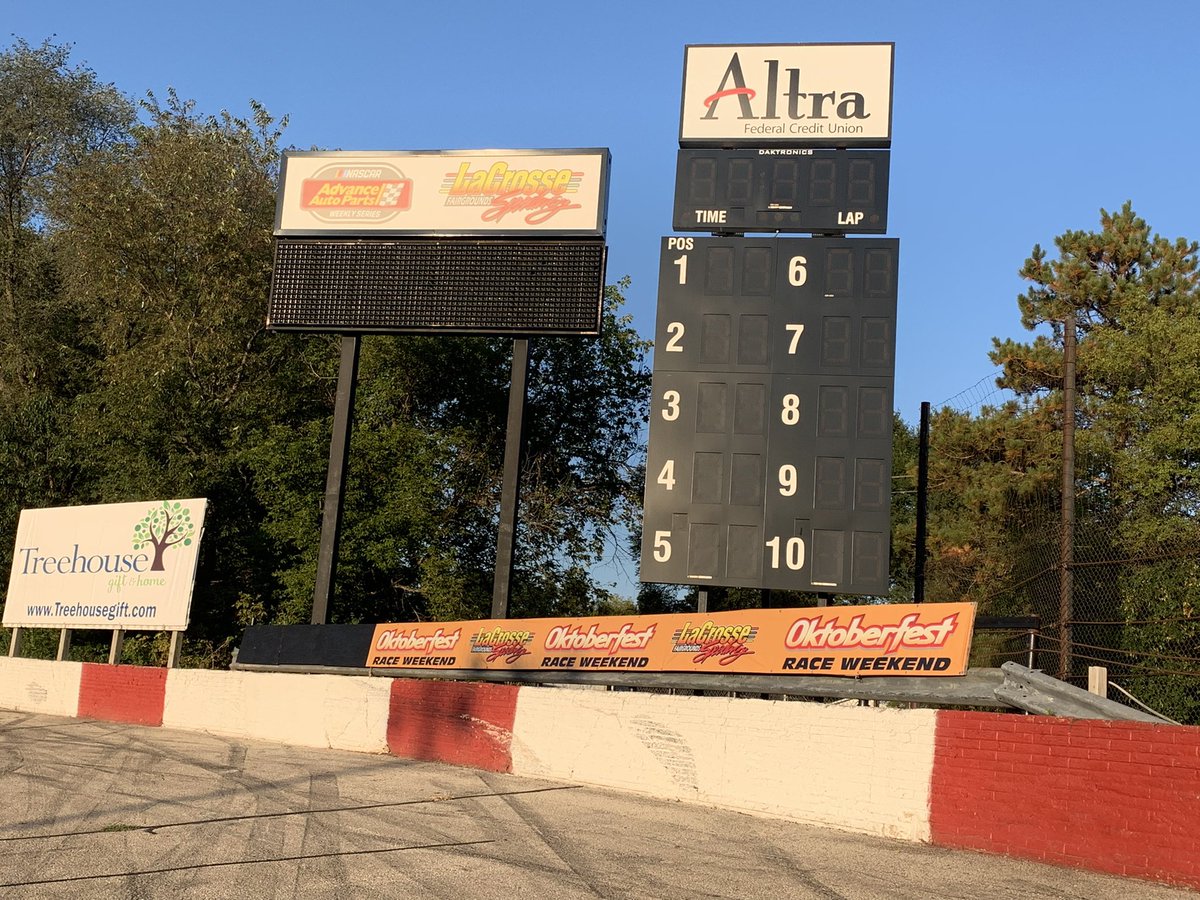 The sign says it all! We are another day closer to the 53rd Oktoberfest Race Weekend. Camper Village opens in TWO Weeks! We will see you OCT 6-7-8-9 🏁🍁🍂 #FESTisBEST