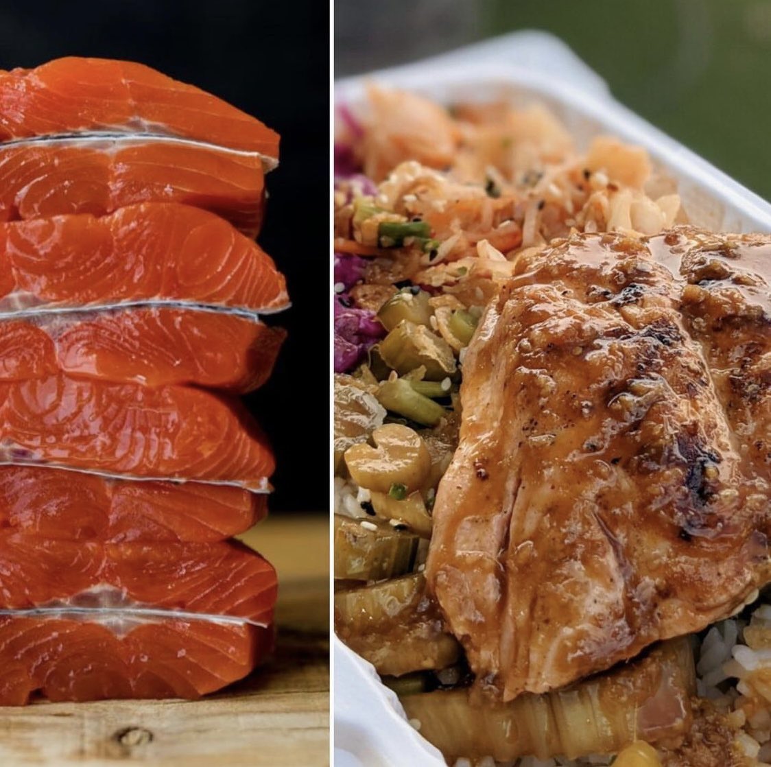 To celebrate Bristol Bay Salmon Week we’re featuring Wild Alaskan Sockeye Salmon in our Special Donburi Bowl: Delicious Salmon on a bed of fluffy rice, with house-made Asian pickled veggies and a soy-ginger-sesame dressing. Grab a fork and support this important American fishery!