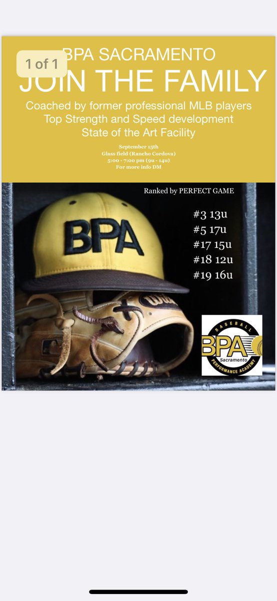 RonjohnR's tweet photo. BPA Baseball Tryouts #bpabaseball Also BPA Baseball coming to a city near you: BPA Bay Area, BPA Davis, BPA Loomis. Dm us for more info on tryouts….. Sheesh!!!! https://t.co/vx50goQ0qr