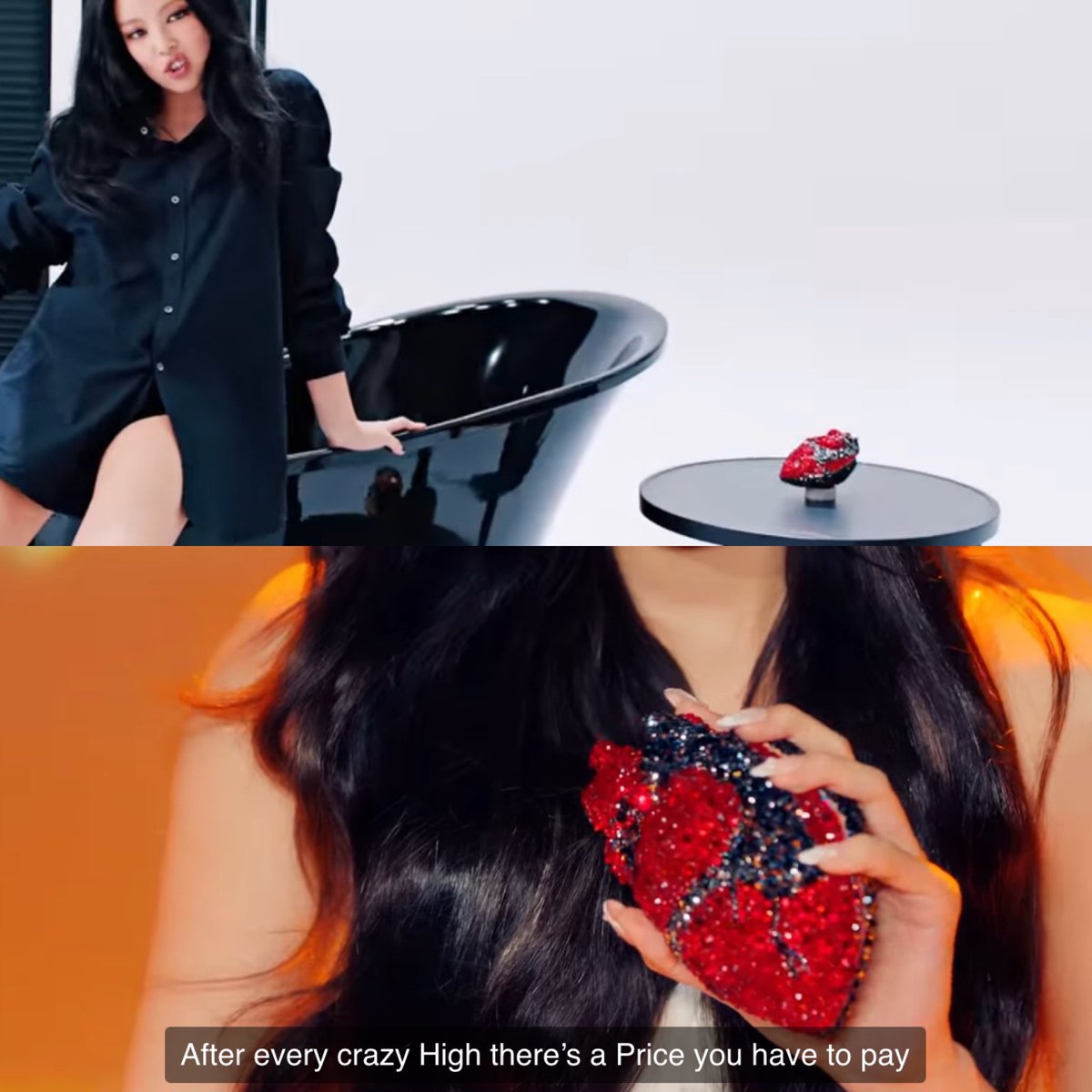 ImRebellion's tweet photo. Im obsessed with this easter egg in Blackpink’s Shut Down #SHUTDOWNBLACKPINK #shutdown #blackpink #bornpink #jennie https://t.co/jmJXCkWhfr