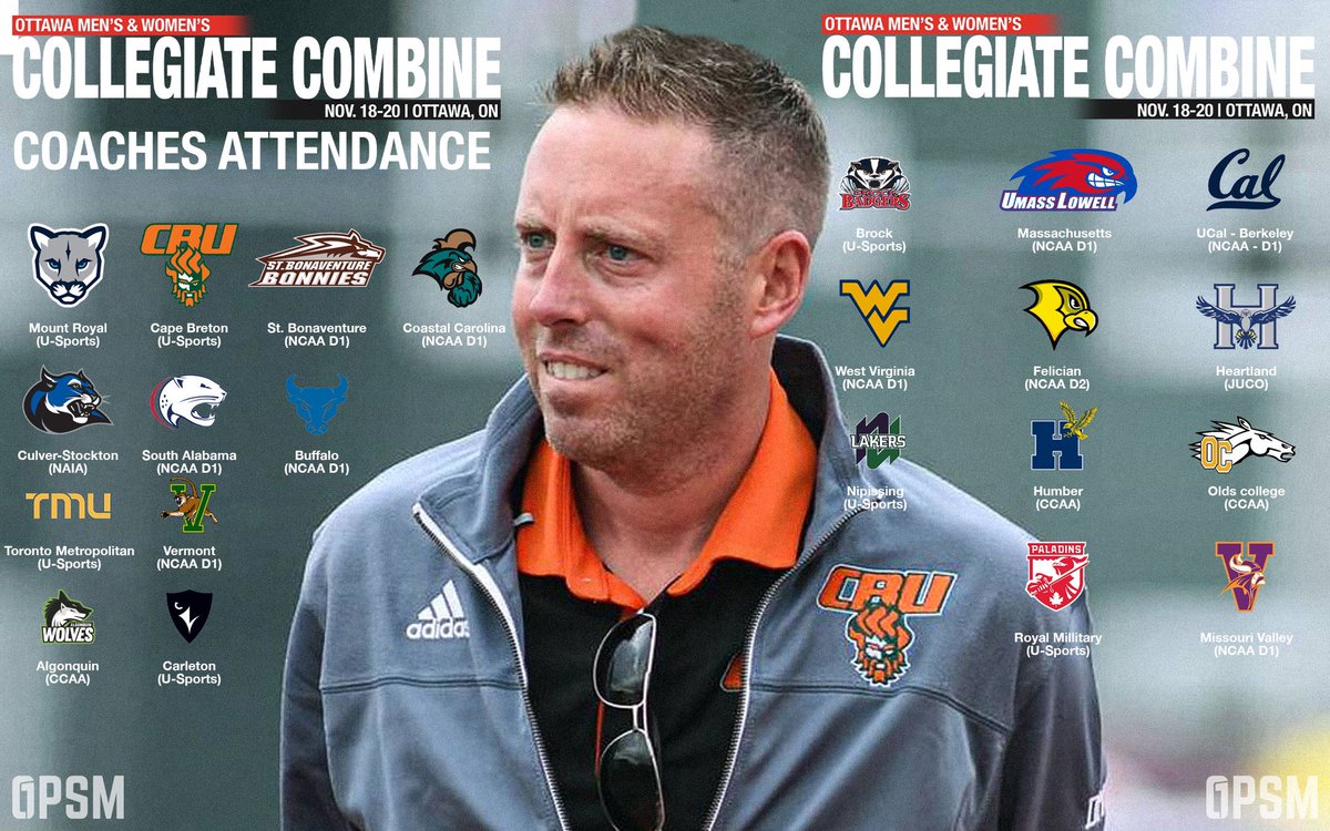 opsmpro's tweet image. Over 25 coaches have already confirmed their attendance in-person and online for our Ottawa Collegiate Combine in November.

Find your next recruit. Register now and confirm your attendance both online and in-person 👇

opsmpro.com/coach-registra…