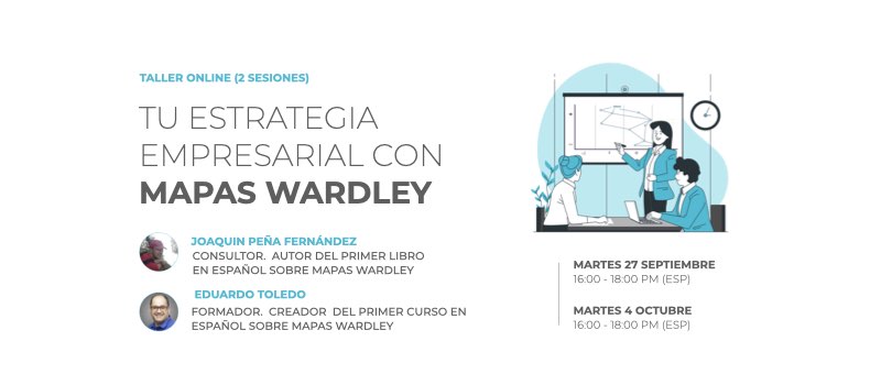 9brains_es's tweet photo. ¿Quieres aprender a usar los Mapas de Wardley como herramienta de análisis de estrategia empresarial? Lanzamos nuevas ediciones de la mejor formación en español sobre Mapas de Wardley, con @joa_pen y @Eduardotoledo.
https://t.co/ad8zjbq61v https://t.co/P3RbKpOgBU