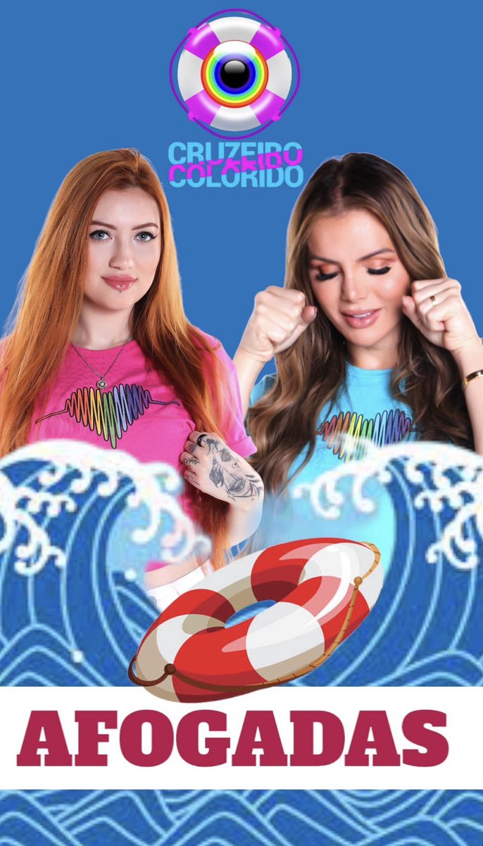 🚨 POR votação as girls foram afogadas . Deixando a ilha 🏝️ 🏳️‍🌈. #CruzeiroColorido #LGBTQ