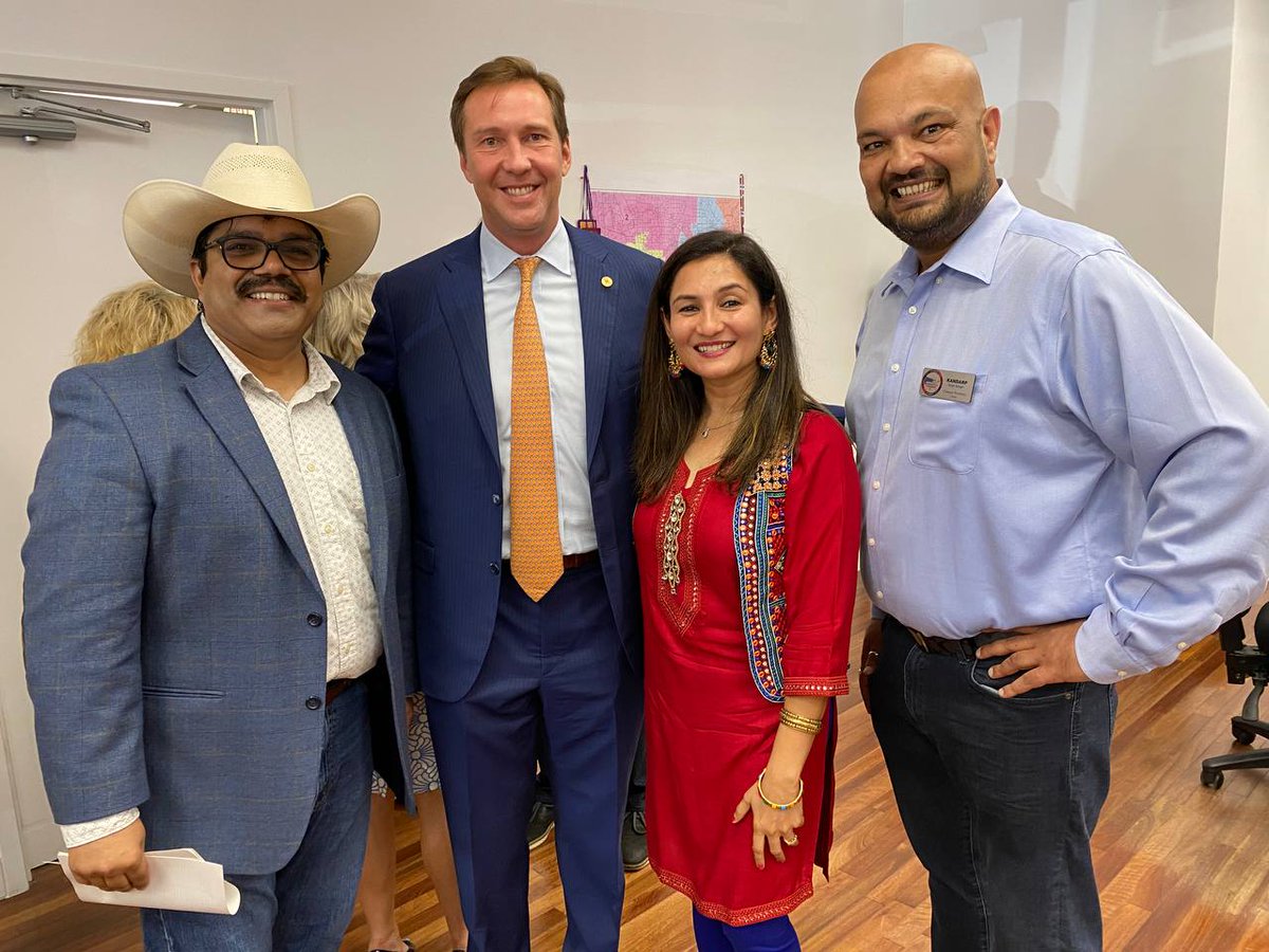 KhushSR's tweet photo. It was an absolute honor to meet GOP Chairwoman @GOPChairwoman along with GOP Co-Chair @TommyHicksGOP, @MomsLoveFreedom (Lauren Davis),@melisafortexas,#ShellyAckerly & multiple Republican leaders & grassroots workers. TX is All SET for Nov22! @RNC #RNCTX #LeadRight #LoneStarHeard https://t.co/2lCdFI2uhz