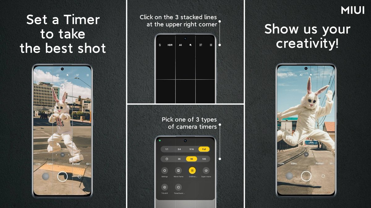 MiBangladesh's tweet photo. Not ready yet when you are in front of the camera? π·
No worries! Use camera timer to allow for more time. π
#MIUI #XiaomiBangladesh #cameratimer https://t.co/xgPfAY7vlw