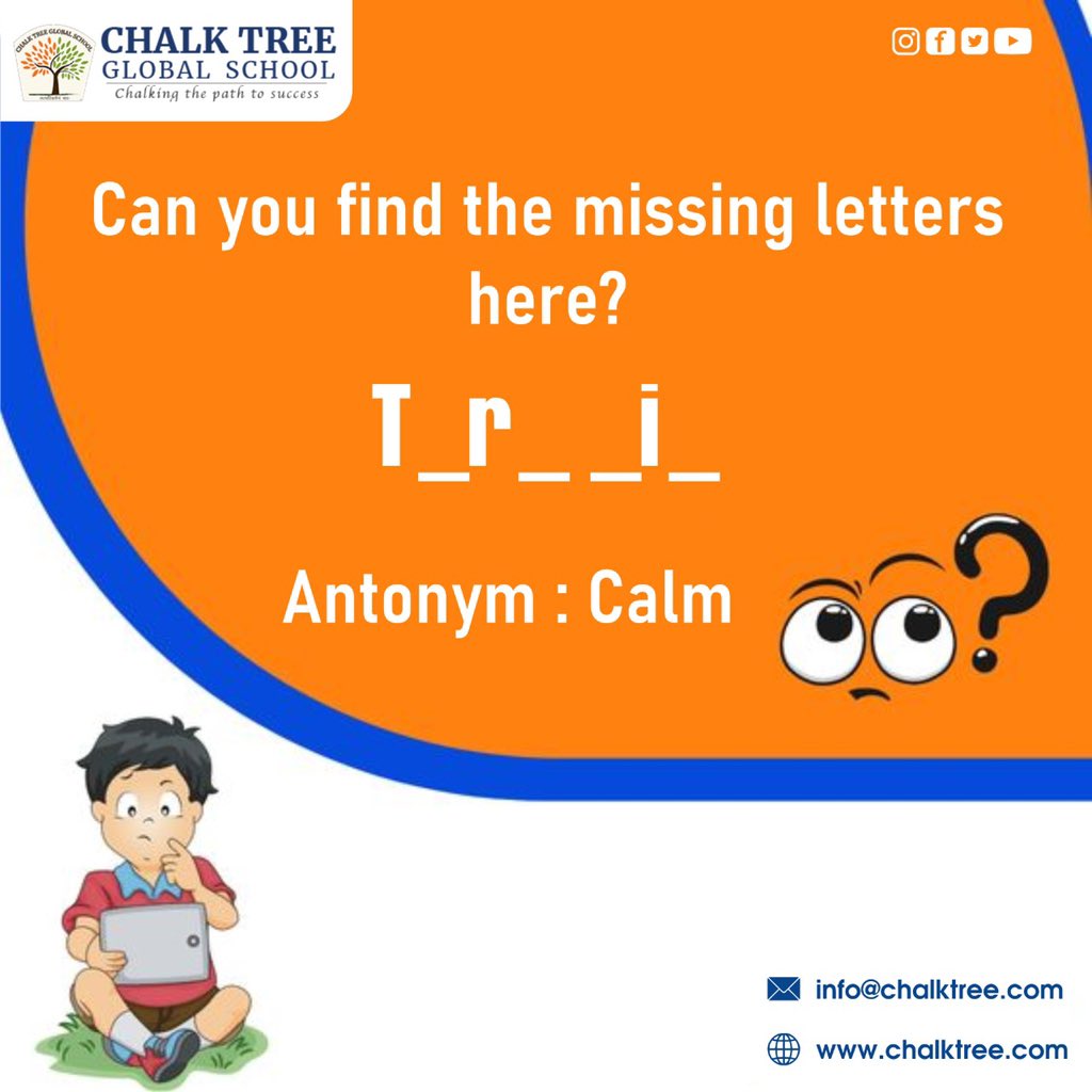 ChalkTreePre's tweet image. Guess the word🔍⁉️

Can you find the answer? Tell us in the comment section..!!

#fillintheletter #fillintheblank #missingletter #school #kids #kidslife #kidslearning #kidsteaching #kidslearningfun #kidslearningenglish #schoollife #bestschool