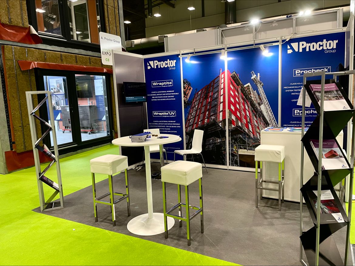proctorgroup's tweet photo. Looking forward to the start of @ExploreOffsite today. We will be exhibiting our range of unique #OffsiteSolutions ✅
Visit us on stand C08 where will be available to discuss how our products can assist you in your projects.
#SpecifyResponsiby #offsiteconstruction #modular https://t.co/bLP6UpXZ9V