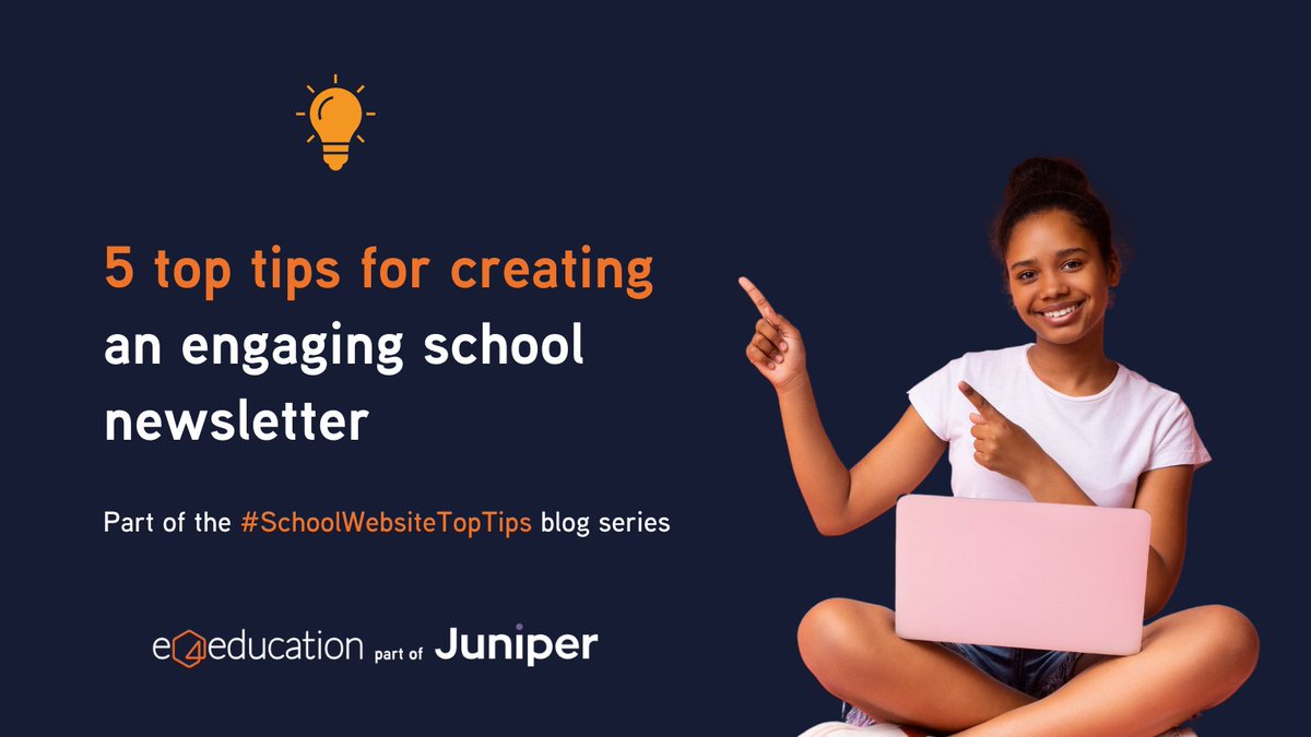 We know how much time and effort goes into school newsletters 📝 

We're talking about 5 key areas for creating an engaging newsletter on the blog.

✔️ Frequency
✔️ Design
✔️ Content
✔️ Creation
✔️ Distribution

Read more: bit.ly/3Bl8t8M
#SchoolWebsiteTopTips